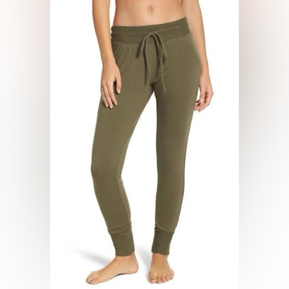 FP Movement Olive Green Everyday Yoga Joggers Cozy Athleisure Activewear Lounge